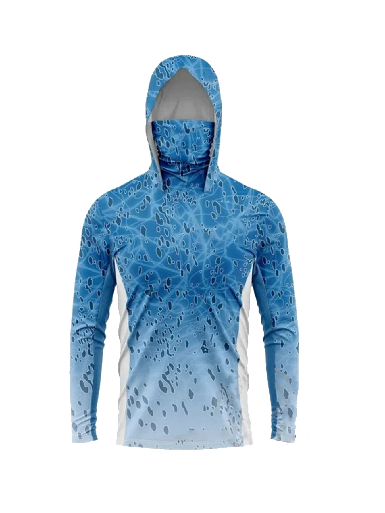 Fishing Mask Sun Protection - Men Long Sleeve Fishing Hoodie Mask