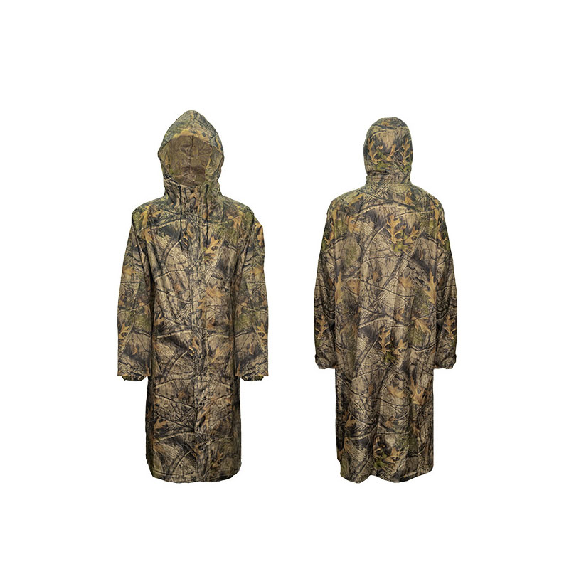 Camouflage Long Raincoat for M - огляд і ціна Fishing Rain Suit
