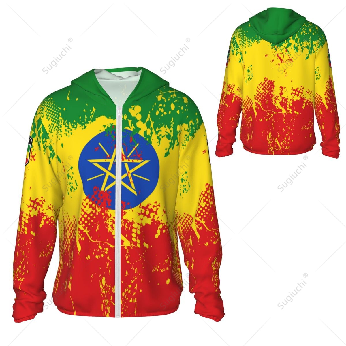 Ethiopia Flag Sun Protection H - огляд і ціна Fishing Hoodie