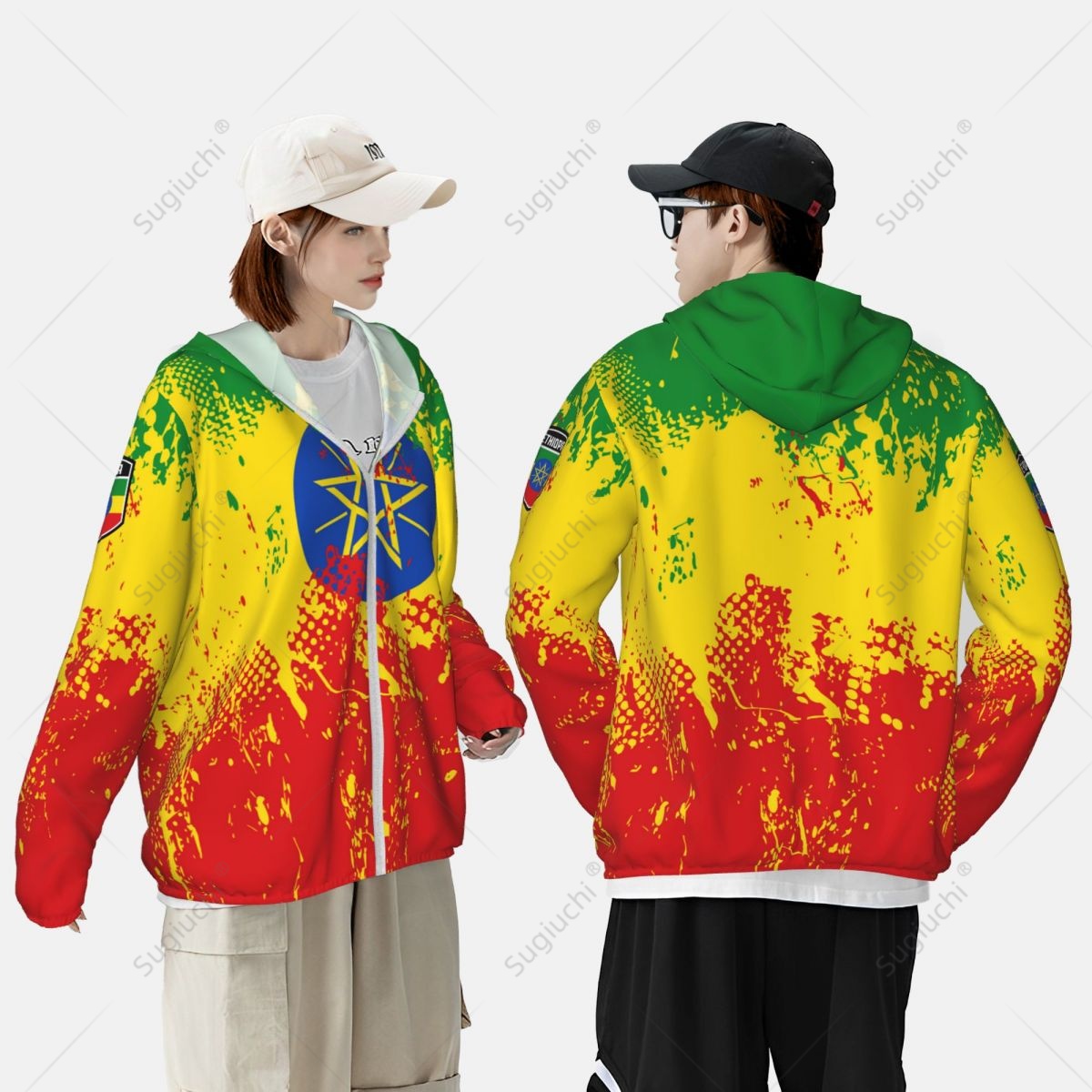 Ethiopia Flag Sun Protection H - огляд і ціна Fishing Hoodie