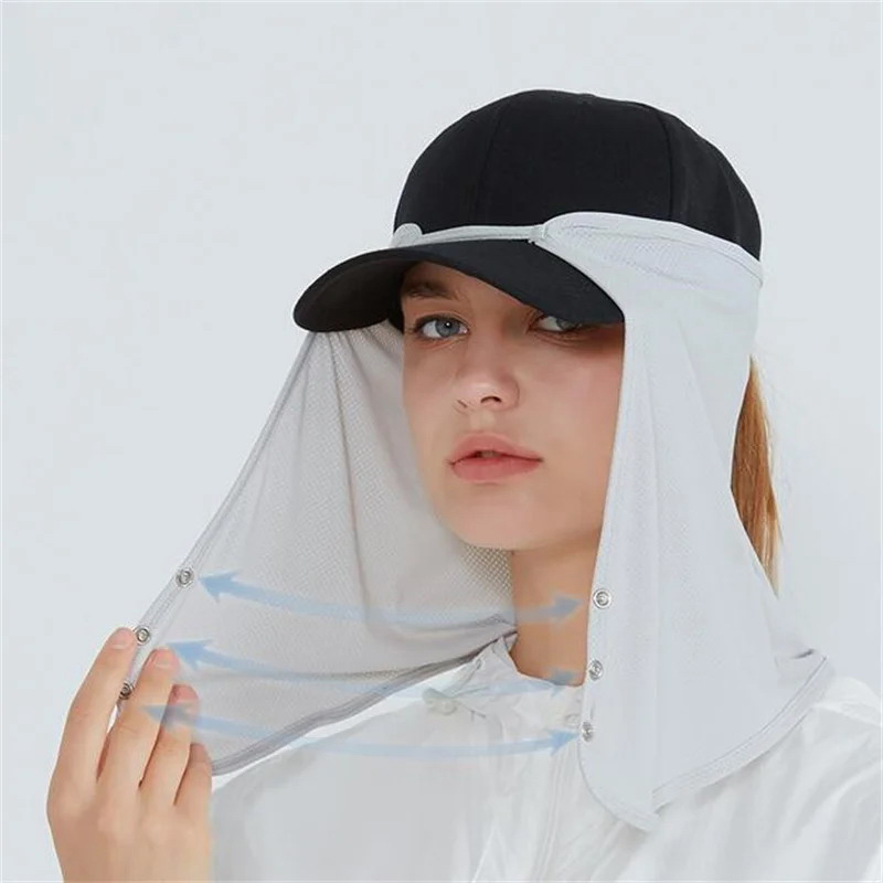 Quick Drying Fishing Cap Face  - огляд і ціна Fishing Mask Sun Protection