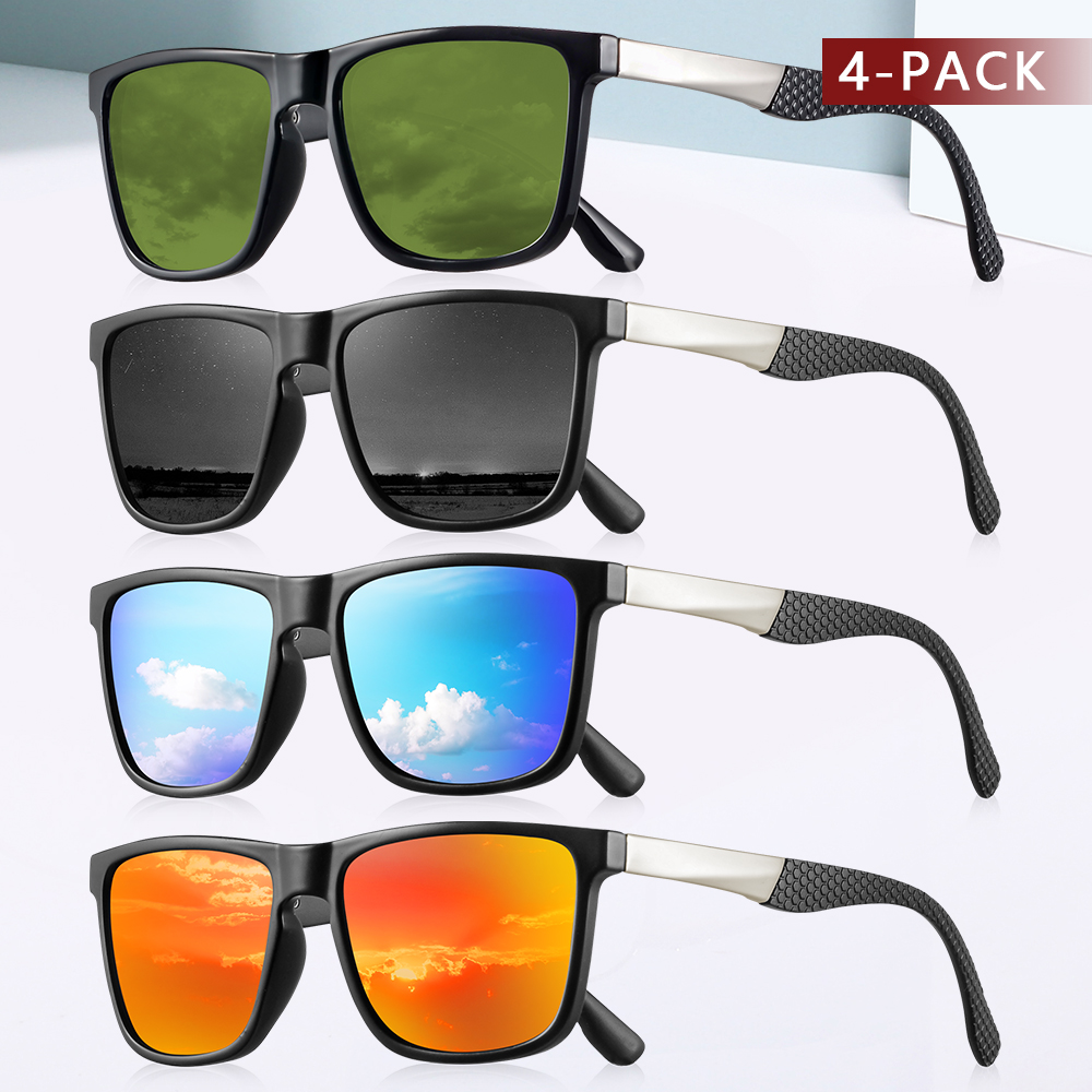 CRIXALIS 4Pcs Polarized Sungla - огляд і ціна Fishing Sunglasses Polarized