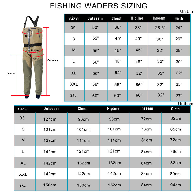 Zippered Waterproof Wader With - огляд і ціна Fishing Waders