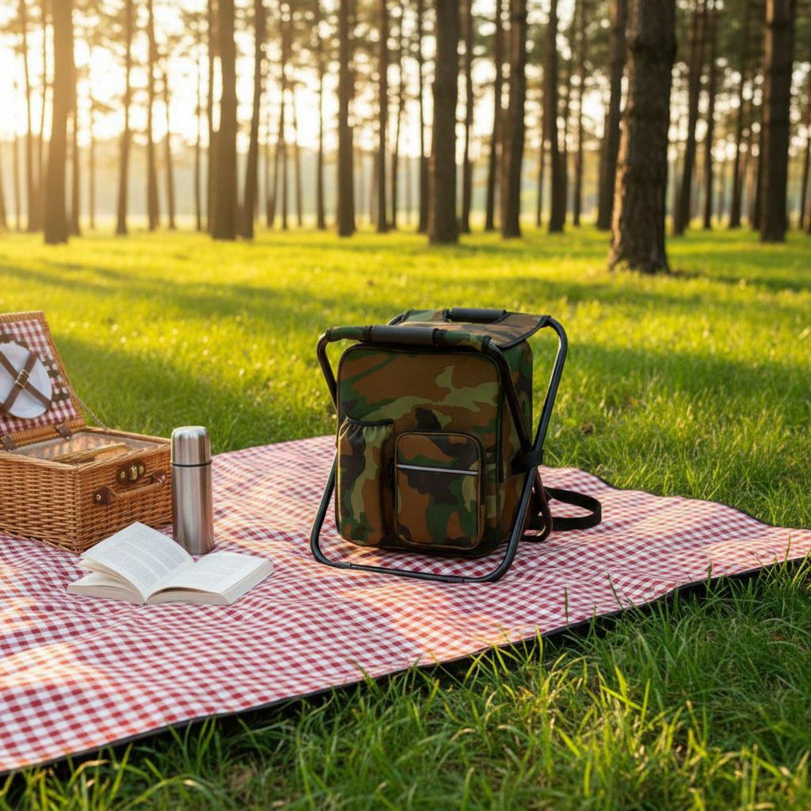 Backpack Chiller Stool Foldabl - огляд і ціна Fishing Backpack