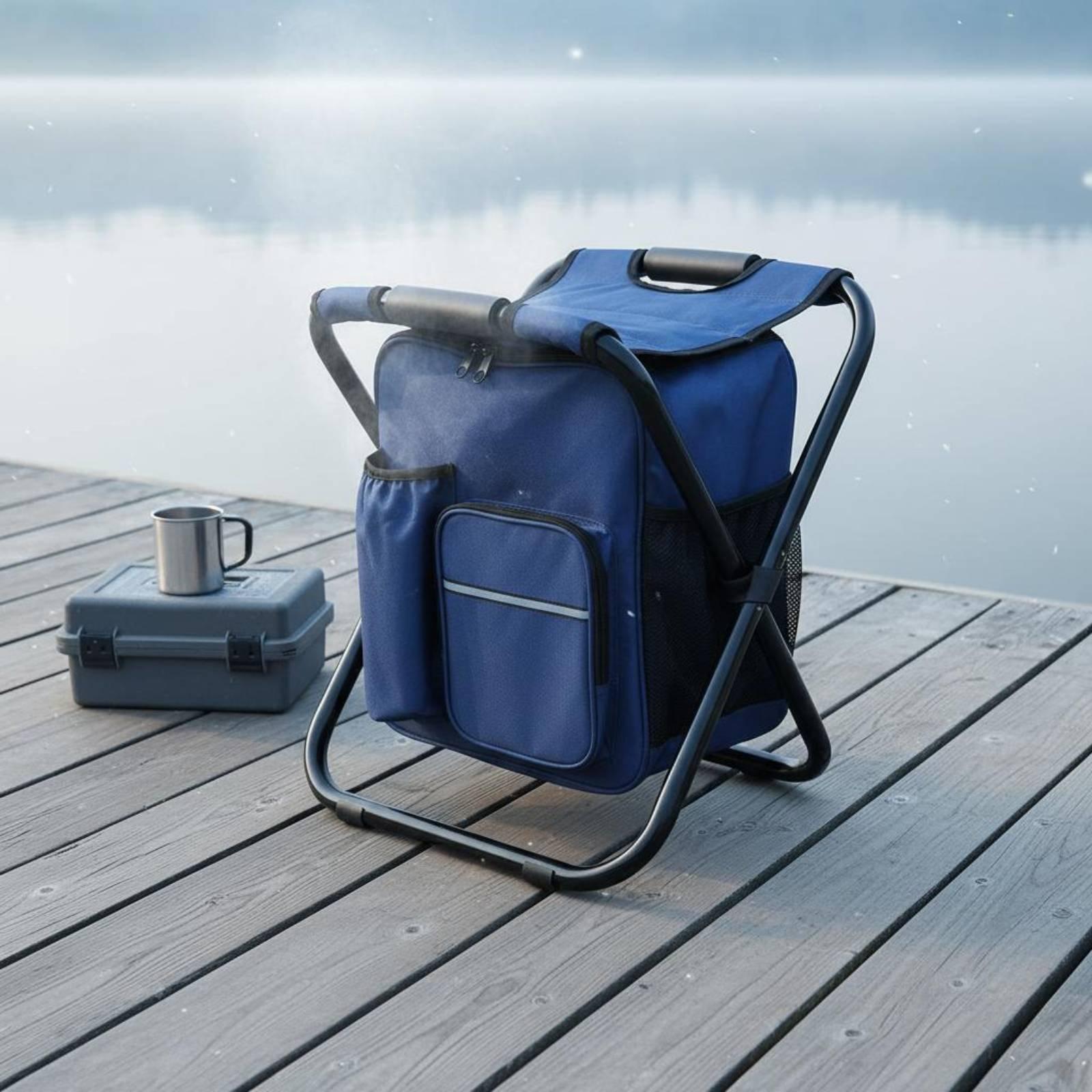 Backpack Chiller Stool Foldabl - огляд і ціна Fishing Backpack