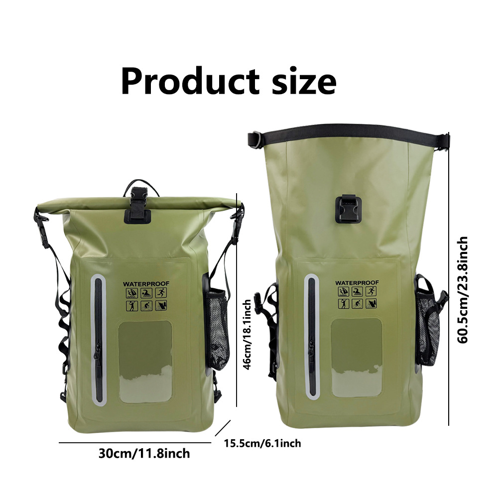25L Waterproof Dry Bag Backpac - огляд і ціна Fishing Bag Waterproof