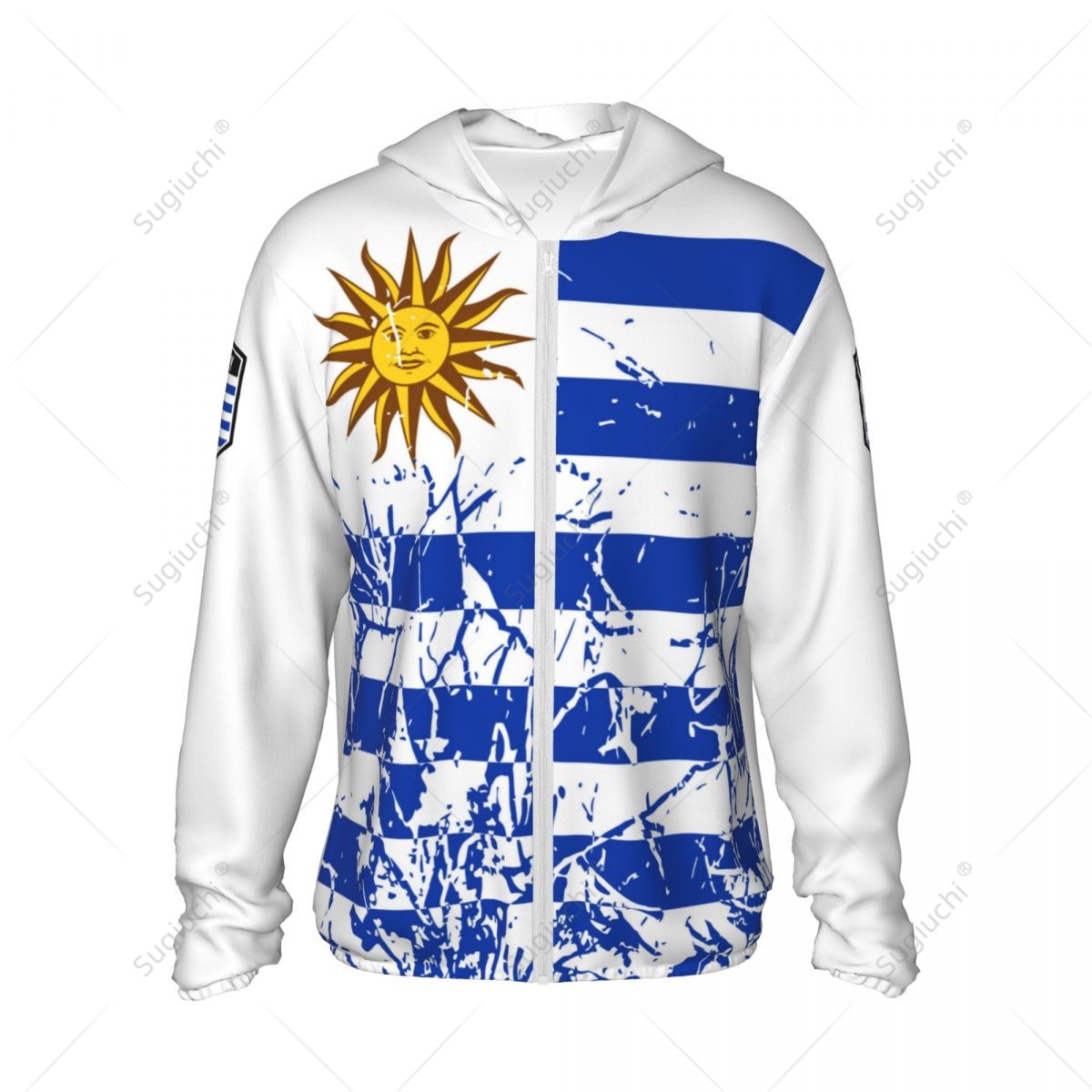 Uruguay Flag Sun Protection Ho - огляд і ціна Fishing Hoodie