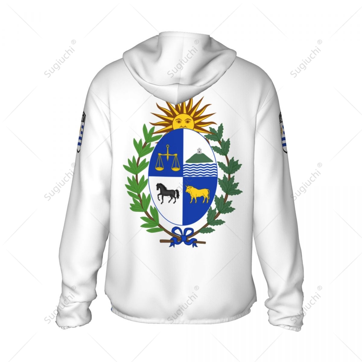 Uruguay Flag Sun Protection Ho - огляд і ціна Fishing Hoodie