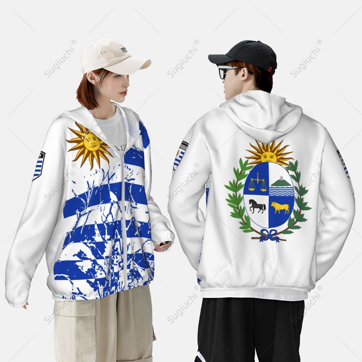 Uruguay Flag Sun Protection Ho - огляд і ціна Fishing Hoodie