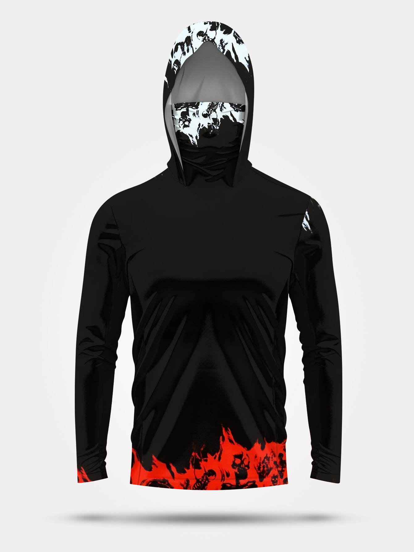 Men Hood Fishing Shirt long sl - огляд і ціна Fishing Hoodie