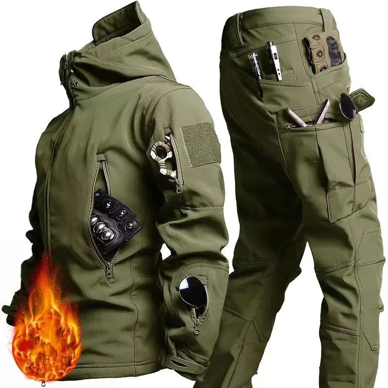 Men's Winter Autumn Fleece Jac - огляд і ціна Fishing Jacket Waterproof