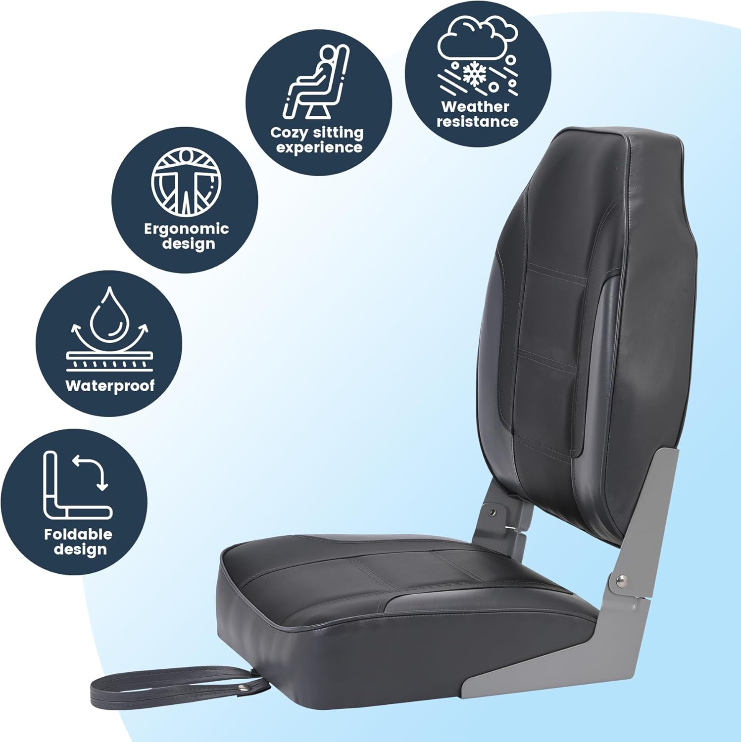 2 Pack Folding Boat Seats, Hig - огляд і ціна Fishing Backpack