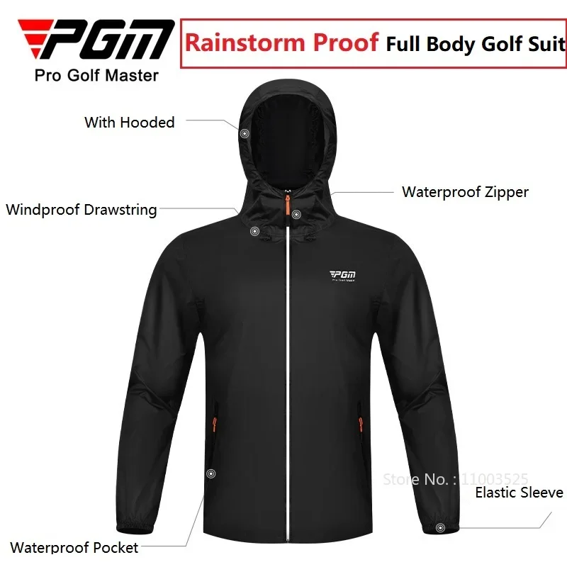 Pgm Men Golf Raincoat Rain Pan - огляд і ціна Fishing Rain Suit